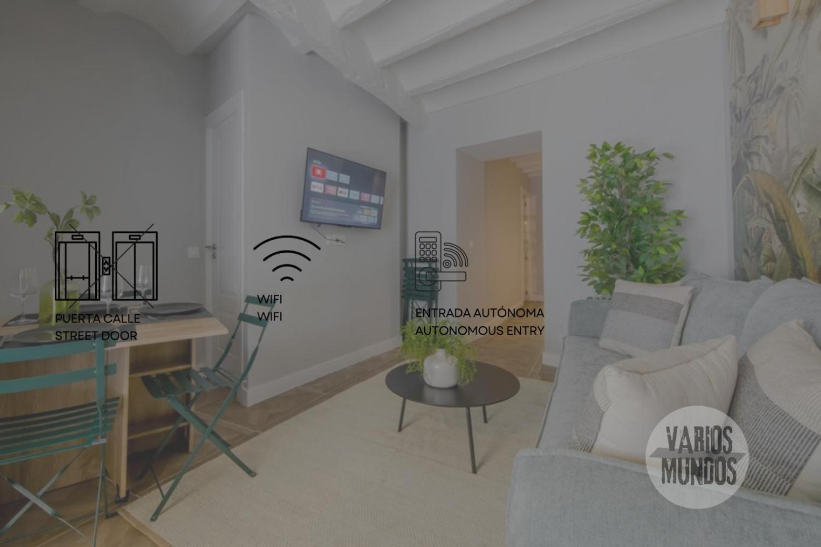 Confortable Apt Para 9Pax En El Centro De Madrid E3 المظهر الخارجي الصورة